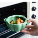 Ceramic Pumpkin Shape Serving Bowl Set - Versatile Kitchen Accessory for Salads and Cereals, 6.5-Inch