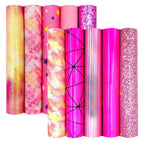 Pink Glitter Leather