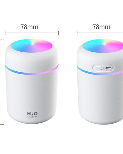 Portable USB Aroma Diffuser and Humidifier with Color Changing Night Light