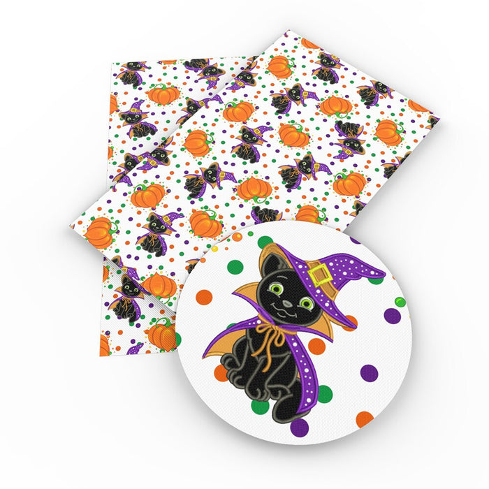 Crafting Delights: Halloween-Inspired Synthetic Leather Sheets
