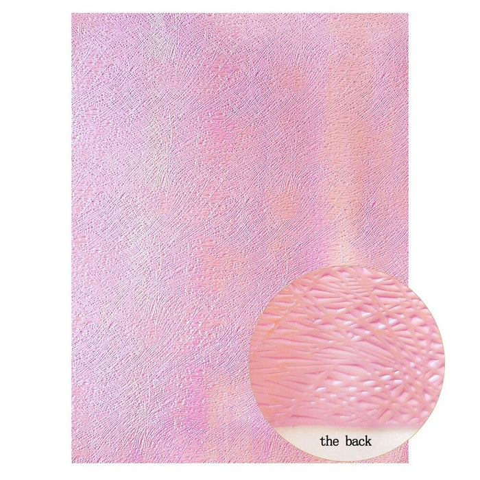 Sparkling Pink Faux Leather Crafting Sheets - Elevate Your DIY Projects