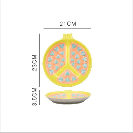 Artistic Ceramic Fruit Plate Collection for Elegant Dining