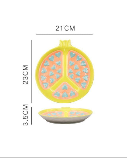 Artistic Ceramic Fruit Plate Collection for Elegant Dining