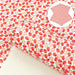 Geometric Fruity Flora Print Synthetic Leather Sheet - DIY Project Booster