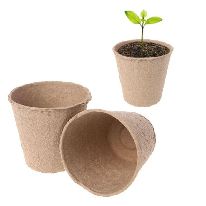 Organic Nursery Paper Peat Pots for Healthy Seedling Growth
