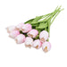 Tulip Elegance Collection: Deluxe Artificial Tulip Flower Arrangement
