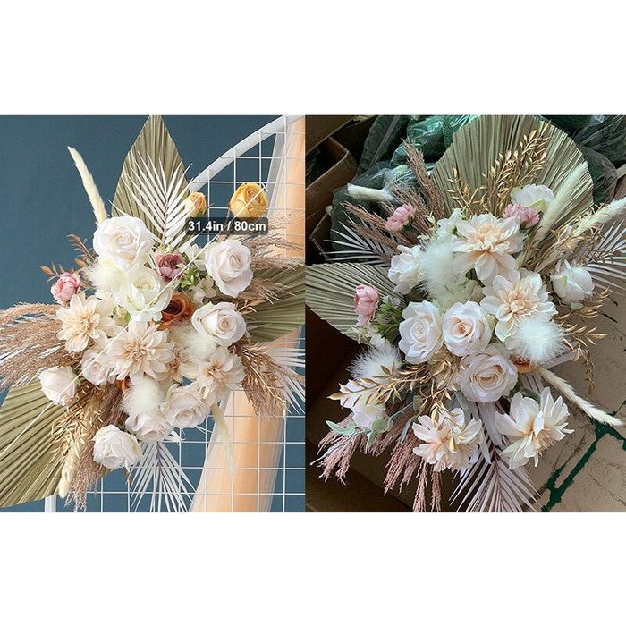 Enchanting DIY Pampas Grass Flower Arrangement Kit for Wedding Backdrop Decor