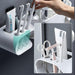 S-Curve Wall-Mounted Bathroom Organizer for Efficient Storage