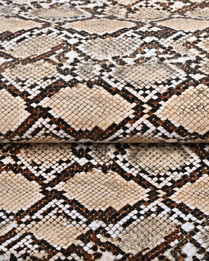 Snake Print PU Leather - Luxurious Crafting Sheet