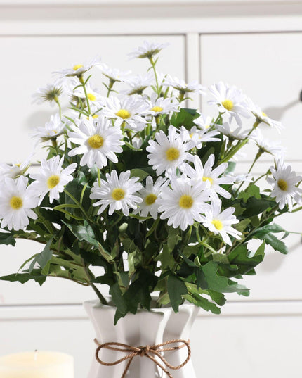 Charming Daisy Forks: 24-Piece Rustic Floral Dining Ensemble for Creative Decor