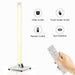 Sleek Remote-Controlled LED Floor Lamp - Dimmable Indoor Lighting Solution