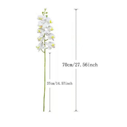 Orchid Splendor: Luxurious Silk Floral Arrangement for Stylish Living