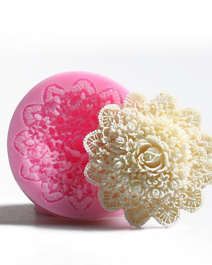 Elegant Silicone Floral Mold for Cake Decoration