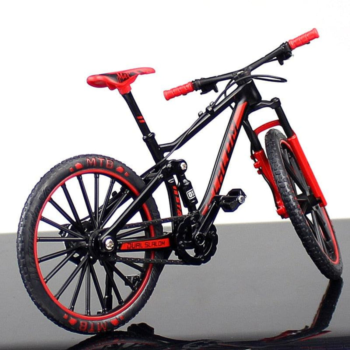 Mini Finger Mountain Bike Model Toy - Premium Diecast Metal 1:10 Scale