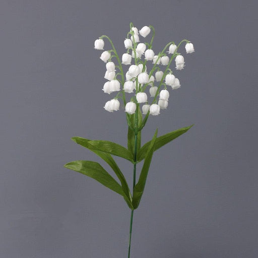 Ethereal White Bell Orchid Artificial Flowers - Elegant Blooms for Home and Events