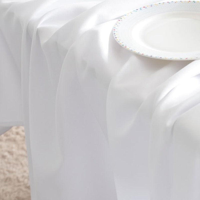 White Elegance Customizable Table Cover