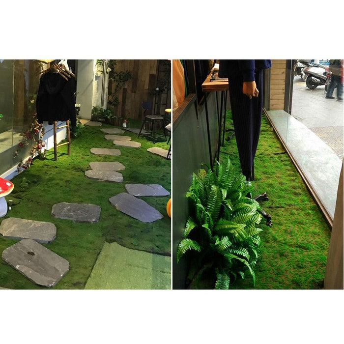 Effortless Greenery Upgrade: Artificial Moss Grass Mat DIY Kit