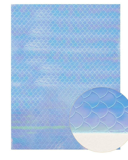 Glistening Ocean Blue Glitter Fabric: Unleash Your Creative Glamour