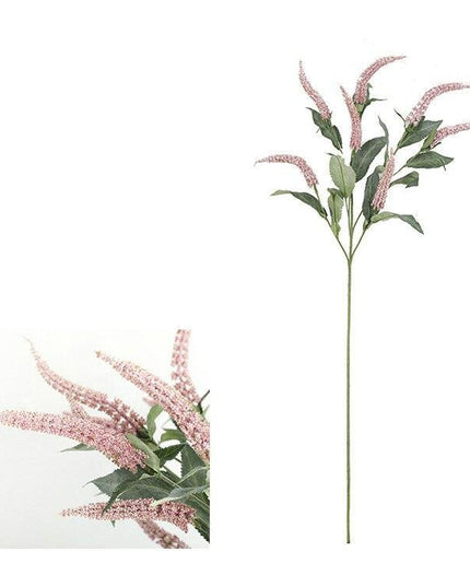 Elegant Sage Grass Faux Floral Arrangement - Set of 5 Realistic Stems
