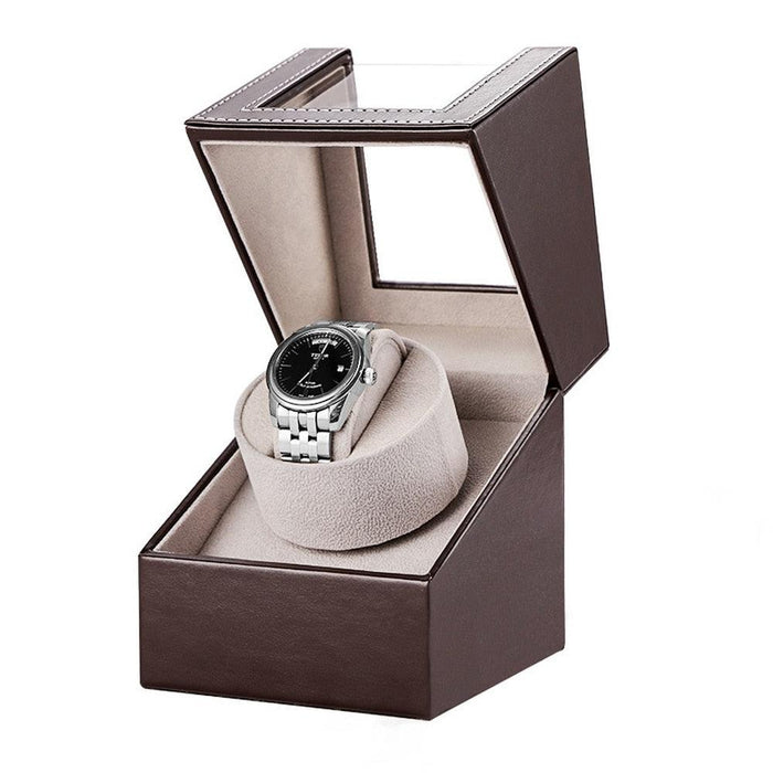 Luxury Carbon Fiber Single Watch Winder for High-End Timepieces