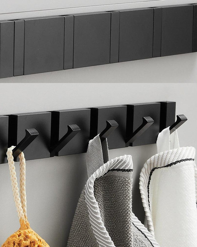 Elegant Modular Wall-Mounted Organizer with Versatile Installation Options