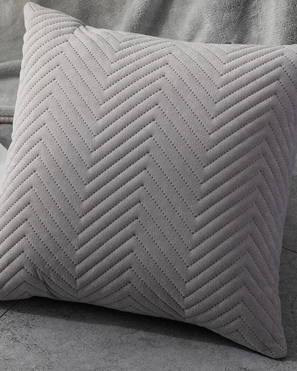 Chic Dual-Design Velvet Pillow Cover Set - Stylish Home Essential