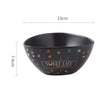 6 inch black bowl