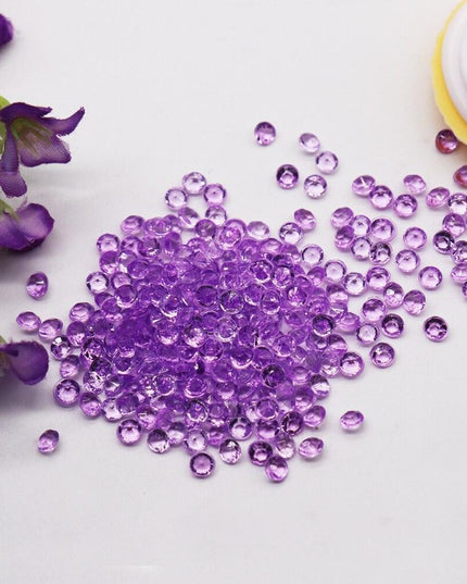 Glistening Acrylic Diamond Confetti - 1000 Piece Pack