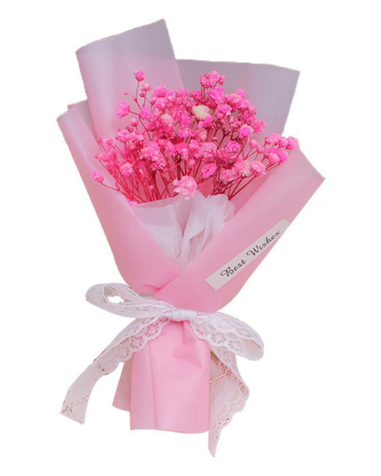 Timeless Elegance Realistic Mini Floral Bouquet - A Stunning Display of Everlasting Beauty