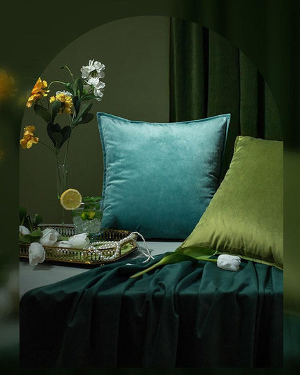 Chic Reversible Velvet Pillowcase Set - Elevate Your Home Decor with Stylish Dual-Prints