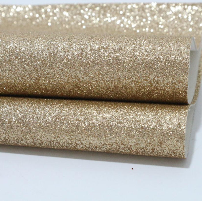 Sparkling A4 Glitter Synthetic PU Leather Sheets for Crafty DIY Enthusiasts