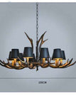 10 Lights-lampshade / Brushed gold black