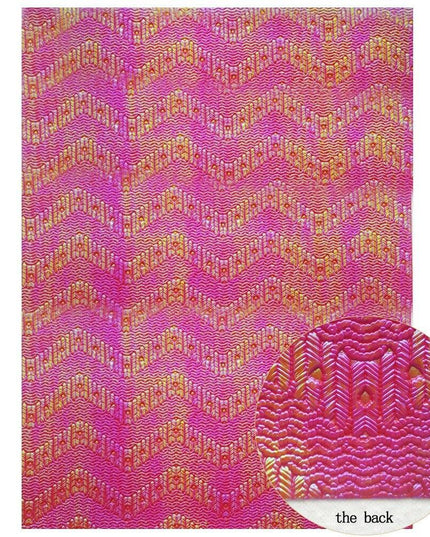 Shimmering Red Chunky Glitter Craft Fabric Sheets - A4 Size for DIY Projects