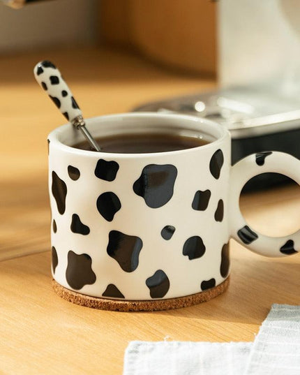Whimsical Animal Ceramic Mug Set with Matching Spoon - Elevate Your Drinking Moments