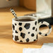Whimsical Cartoon Animal Ceramic Mug Set with Spoon - Elevate Your Drink Time Experience