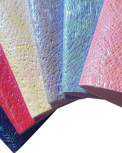 Colorful 3D Faux Leather Craft Sheets for Unique DIY Creations