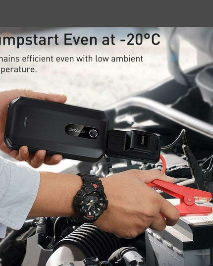 Emergency Power Booster: High-Capacity Car Jump Starter & Portable Battery Charger
