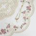 Elegant Lace Embroidered Placemat Set - For Sophisticated Dining and Decorating