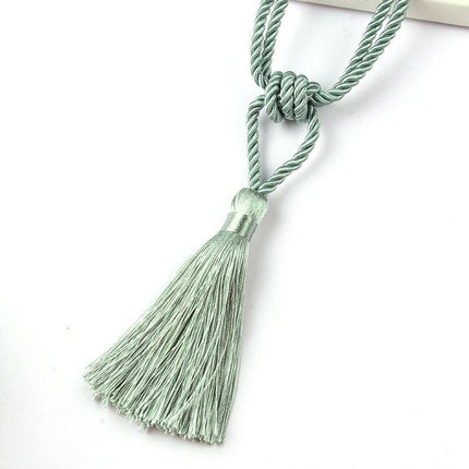 Luxurious Handmade Gold Tassel Curtain Tieback for Elegant Home Styling