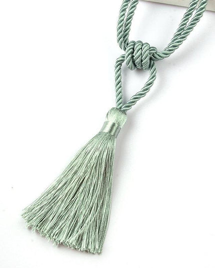 Luxurious Handmade Gold Tassel Curtain Tieback for Elegant Home Styling