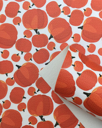 Chic Bow-knot Faux Leather Fabric in Elegant Apple Lychee for Creative Crafts