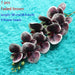 Elegant Latex Foam Orchid with 9 Flower Heads AI Moth Butterfly