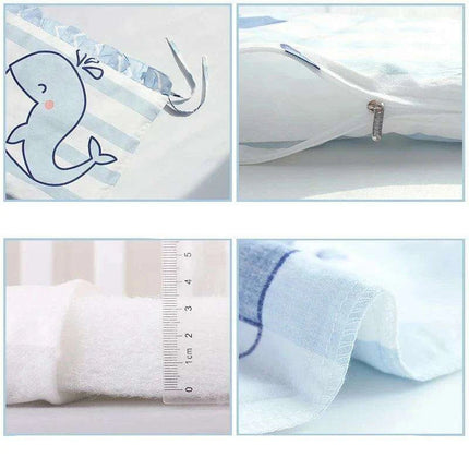 Newborn's Comfy Cotton Crib Bedding Collection - 5-Piece Bundle for Peaceful Sleep