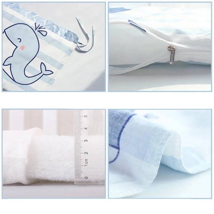 Cozy Cotton 5-Piece Crib Bedding Bundle for Newborns