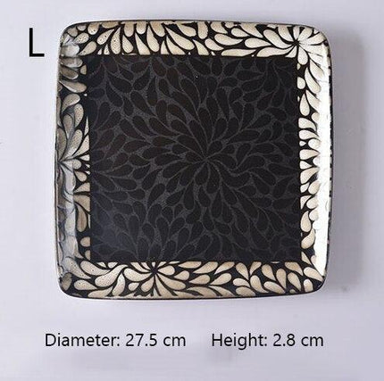 Artisan Hand-Painted Japanese Ceramic Dining Set for Sophisticated Entertaining