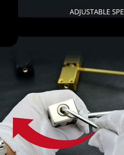 Versatile Adjustable Stainless Steel Door Closer for All Door Sizes