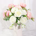 Stunning Lifelike Pink Peony Silk Floral Bouquet - Ideal for Weddings and Creative Projects