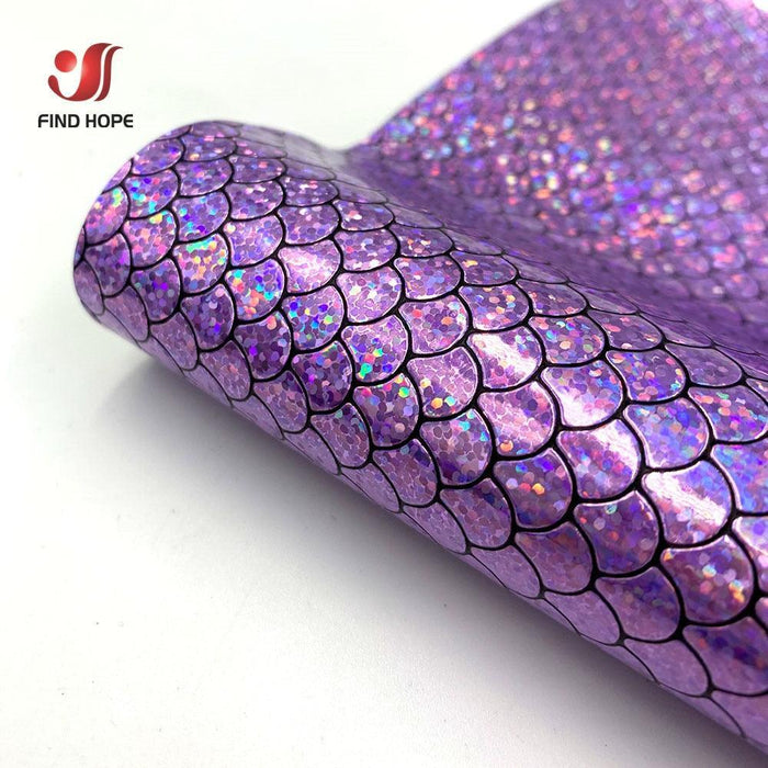 Enchanted Sparkle Mermaid Scale Fabric: A Magical Must-Have for Crafting