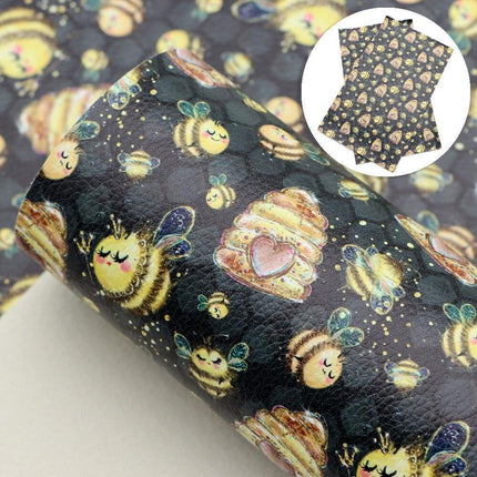 Blooming Elegance: Premium Floral Faux Leather for Inspired DIY Creations