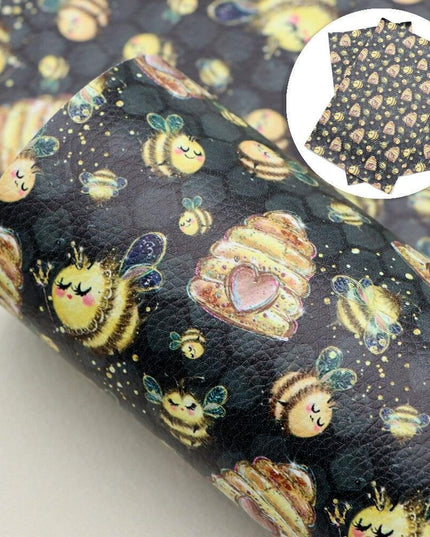 Blooming Elegance: Premium Floral Faux Leather for Inspired DIY Creations